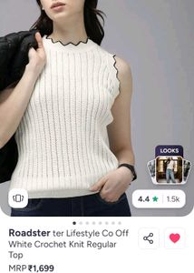 🤍 Chrochet Knit Top! 🌬️