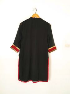Black Kurta With Dupatta (Women's)
