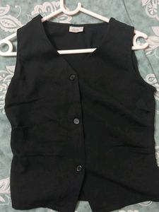 Classic Black Vest
