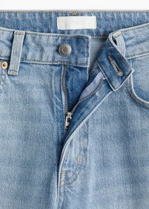 High-Waisted Blue Jeans