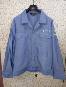 PAVV Men's Blue Work  jacket Shirt