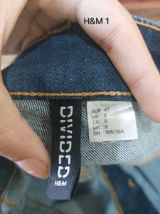 H&amp;M Dark Blue Flare Jeans