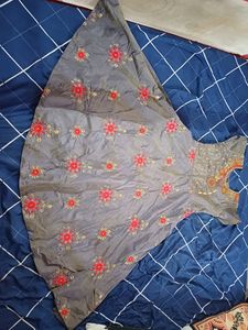 Grey Umbrella Doll Like Kurtha Is For Sale