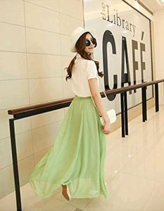 Flowy Chiffon Maxi Skirt