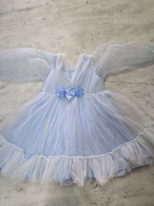 Baby Blue Tulle Party Dress
