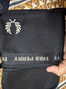 Fred Perry Black Crossbody Bag
