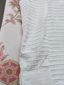 Men's White Textured Shirt