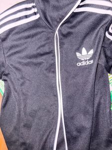 Adidas unisex Track Jacket - Classic Black &amp; White