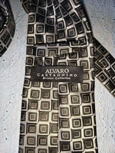 Men's Geometric Patterned Tie