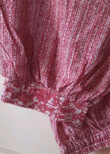 Elegant Pink Cord set with Haram Pant