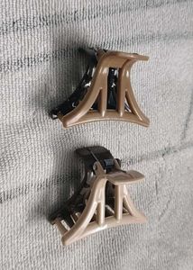 White Hair Clips - Pack of 2