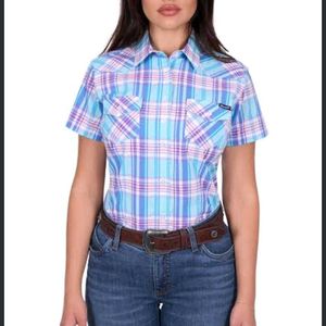 Wrangler Plaid Western Shirt