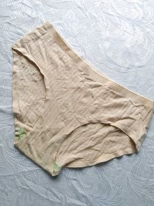 Comfortable Beige Ribbed Briefs