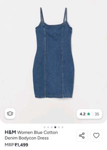 Bodycon Mini Denim Dress