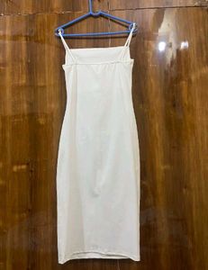 Elegant White Slip Dress
