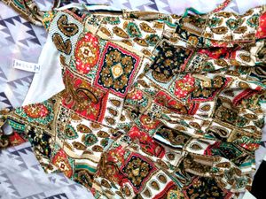 Vibrant Patchwork Ethnic Gown