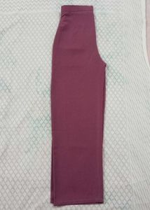 Stylish High-Waisted Mauve Pants