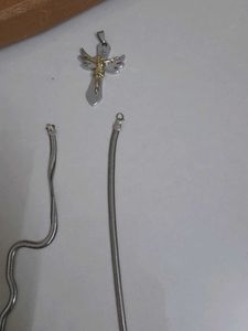Elegant Cross Pendant Necklace Set