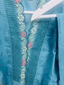New Pakistani Kurta Set Front Lining Attached