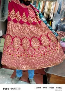 Stunning bridal magentaLehenga Choli