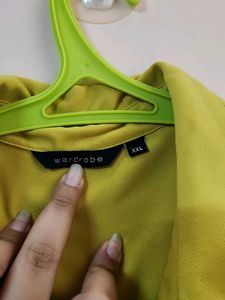 Stylish Yellow Shirt Dress