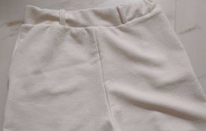Textured Wide-Leg Trousers