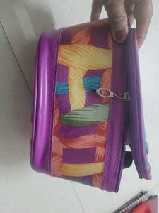 Purple Travel makeup box