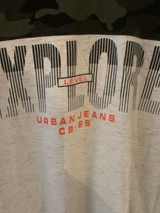 Men's Camo &amp; Text Graphic T-Shirt