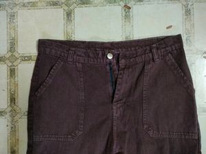 Brown Cargo Jeans
