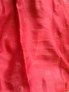 black golden and red colour saree