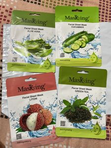 Combo Of 4 Sheet Masks!!