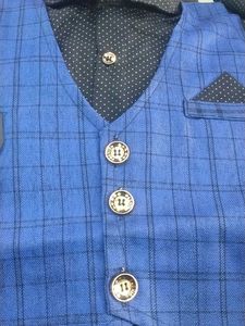 Boys Royal Blue Party Wear blazer Set | Styl