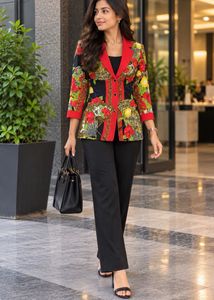 Floral blazer for all seasons