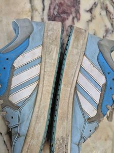 Adidas Blue &amp; White Sneakers