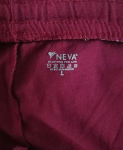 Comfortable Maroon Track Pants