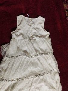 Tiered White Dress