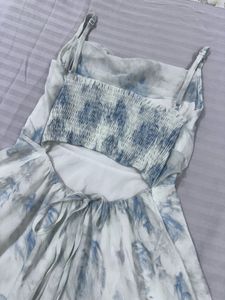 Floral Print Chiffon Dress
