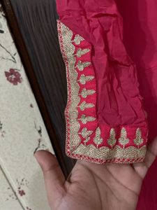 Beautiful Pink Embroidered Kurta