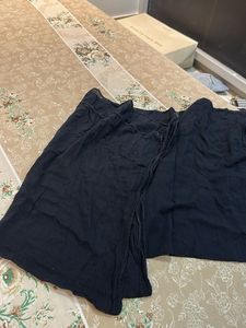 Black Crinkled Dupatta