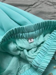 Aqua Blue Kurta Set with Palazzo