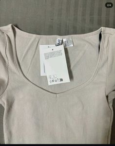 Ribbed Square Neck Crop Top