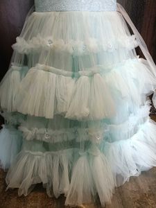 Stunning Ruffled Tulle Gown