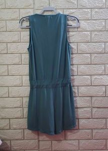 C'est Moi Bamboo V-Neck Drawstring Romper