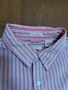 Levi's Striped Button-Up Shirt and pant