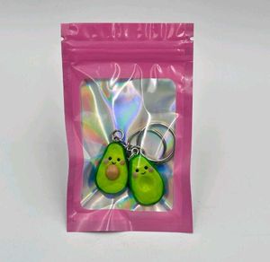 Cute Avocado Keychain Pair