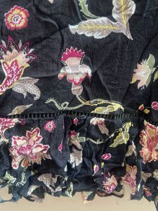 Floral Off-Shoulder Peasant Top