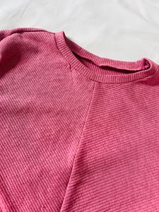 Knotted Ribbed Crop Top