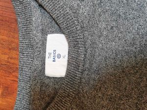 Men's Grey Crew Neck Sweater