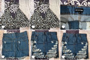 combo of skirt and top