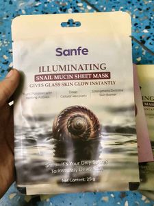 Sanfe Sheet Masks Bundle(Pack of 5)